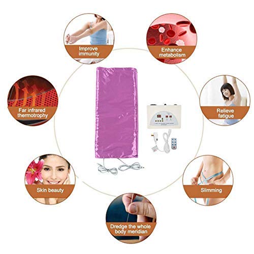 Manta Sauna de Infrarrojo lejano, Saco Sauna de Adelgazamiento,Infrarrojo lejano Sauna Manta de Calentamiento para Aliviar Fatiga fisica cuerpo Shaper Adelgaza Fitness Manta Sauna de Infrarrojo lejano, Saco Sauna de Adelgazamiento,Infrarrojo lejano Sauna Manta de Calentamiento para Aliviar Fatiga fisica cuerpo Shaper Adelgaza Fitness