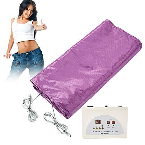 Manta Sauna de Infrarrojo lejano, Saco Sauna de Adelgazamiento,Infrarrojo lejano Sauna Manta de Calentamiento para Aliviar Fatiga fisica cuerpo Shaper Adelgaza Fitness