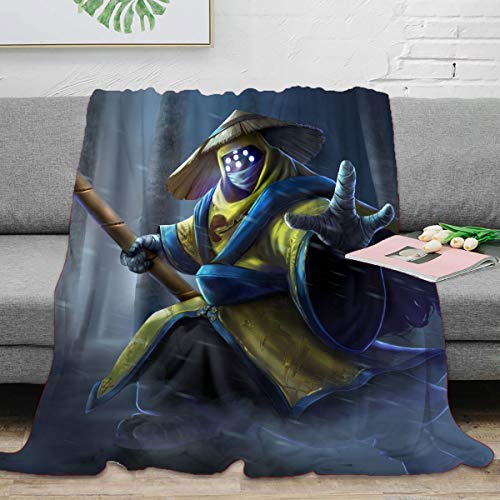 Manta ultra suave de 100 x 130 cm, manta de franela de League Legends para adultos, niños o mascotas, PAX Jax Manta ultra suave de 100 x 130 cm, manta de franela de League Legends para adultos, niños o mascotas, PAX Jax
