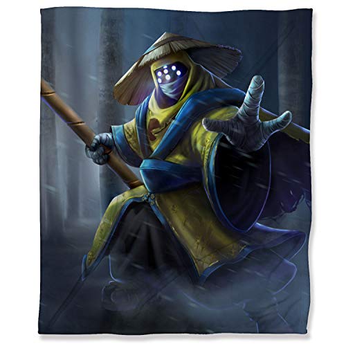 Manta ultra suave de 100 x 130 cm, manta de franela de League Legends para adultos, niños o mascotas, PAX Jax Manta ultra suave de 100 x 130 cm, manta de franela de League Legends para adultos, niños o mascotas, PAX Jax