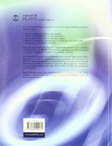 Manual de pilates. Suelo básico (Color) -Libro+DVD-