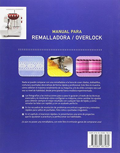 Manual para remalladora/overlock Manual para remalladora/overlock