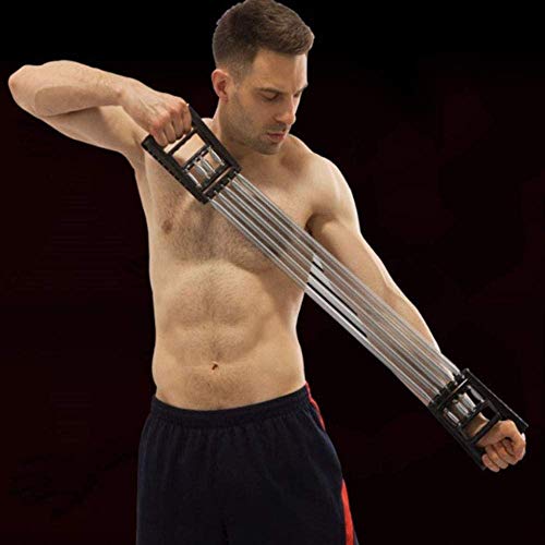 Manyao Extensor de Pecho Máquina Pecho - Cuerda de la Resistencia del Resorte del Tirador Extensor de Pecho Masculino Abdominales Delgada del Vientre Multifuncional