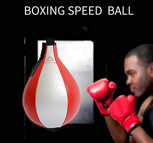 MAOYUTOU Pelota de Boxeo, Saco de Arena Colgante e inflador de Entrenamiento, Apto para Fitness, Deportes, MMA Muay Thai o Entrenamiento Deportivo.