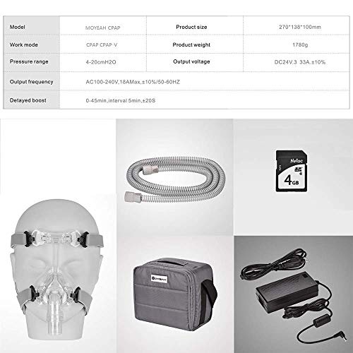 Máquina Anti Ronquidos, Dispositivo Cpap, Dispositivo De Apnea del Sueño, Dispositivo Portátil Antirronquidos Cpap para La Apnea del Sueño, Dispositivo Antirronquidos Multifunción