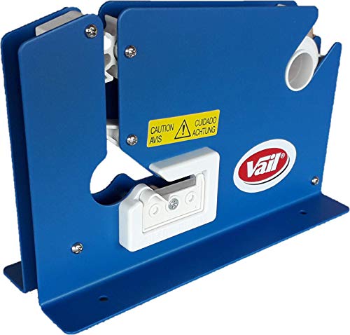 Maquina Cierra Bolsas en Metal Color Azul para Rollos de Cinta Adhesiva de 12 Milimetros Maquina Cierra Bolsas en Metal Color Azul para Rollos de Cinta Adhesiva de 12 Milimetros