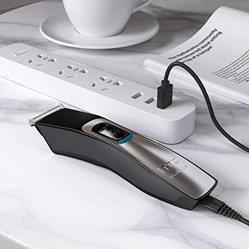 Máquina Cortar Pelo Profesional, Recortadora Barba y Cortapelos, Recortador IPX7 Impermeable con USB Carga Rápida Máquina Cortar Pelo Profesional, Recortadora Barba y Cortapelos, Recortador IPX7 Impermeable con USB Carga Rápida