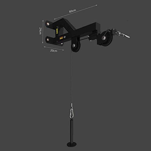 Máquina De Cable De Estación De Polea Montada En La Pared para Estiramientos Laterales, Extensiones De Tríceps, Estiramientos De Tríceps Y Todos Los Ejercicios De Máquina De Cable, Gimnasio En Casa