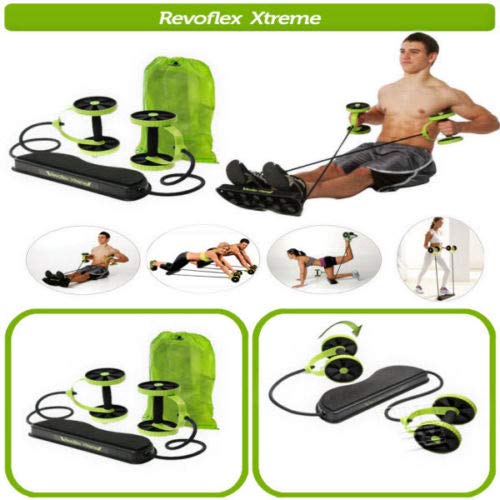 Máquina de ejercicio abdominal con tapete y ruedas abdominales profesionales con soporte de rodillo