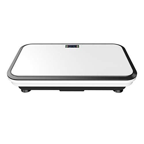 Máquina De Ejercicios con Placa Vibratoria - Plataforma De Ejercicios con Vibración para Todo El Cuerpo 99 Niveles Ajustables (Color : Blanco, Size : 62.4 * 11.5 * 36.4cm) Máquina De Ejercicios con Placa Vibratoria - Plataforma De Ejercicios con Vibración para Todo El Cuerpo 99 Niveles Ajustables (Color : Blanco, Size : 62.4 * 11.5 * 36.4cm)