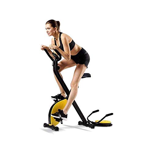 Máquina de Step para Fitness, Step Fitness Machines, Bicicleta de ejercicio reclinada, Bicicleta fija de resistencia magnética eléctrica para personas mayores Fisioterapia de extremidades inferiores