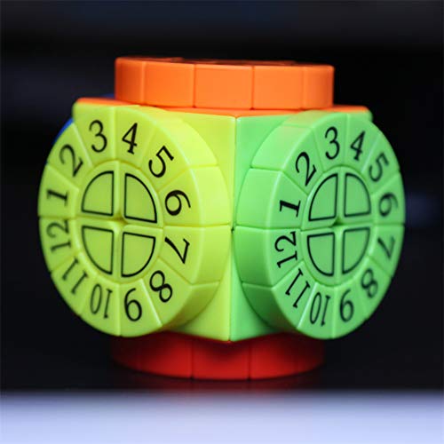 Máquina de Tiempo del Cubo de la Velocidad, Romana Doce Constelación Cubo en Relieve Puzzle para niños en Relieve - Caja de Pandora,B