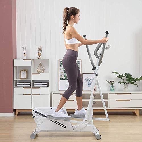 Máquina elíptica, Bicicleta elíptica magnética 3 en 1, Cinta de Correr giratoria, Caminata Espacial, Equipo portátil, pequeño, Ultra silencioso, Gimnasio en casa, Quema Grasa