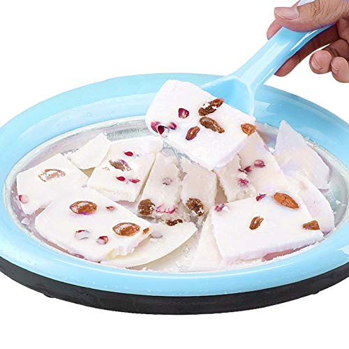 Máquina para hacer helados, Bandeja de hielo frito, Máquina para hacer helados caseros Mini Instant Sweet Spot, Helado artesanal Crema de yogurt helado Sorbete Gelato, No necesita electricidad