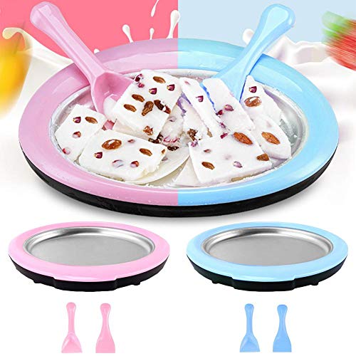 Máquina para hacer helados, Bandeja de hielo frito, Máquina para hacer helados caseros Mini Instant Sweet Spot, Helado artesanal Crema de yogurt helado Sorbete Gelato, No necesita electricidad Máquina para hacer helados, Bandeja de hielo frito, Máquina para hacer helados caseros Mini Instant Sweet Spot, Helado artesanal Crema de yogurt helado Sorbete Gelato, No necesita electricidad
