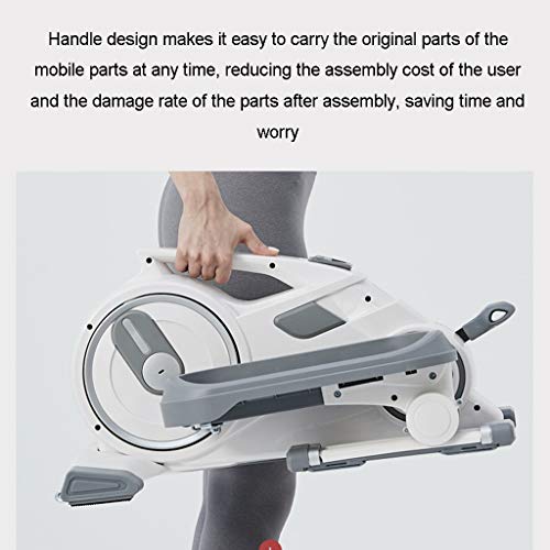 Máquinas de Cardio Stepper Escalador Mudo elíptico Jogger Carga Que Lleva 100 kg de Equipos de Fitness no lastima la Rodilla (Color : Gray, Size : 63 * 51 * 33cm)