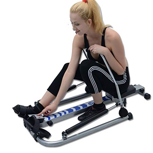 Máquinas de remo, Ejercicio bajo, Resistencia hidráulica, Sentado Multifuncional (Color : Silver, Size : 126 * 58 * 75cm) Máquinas de remo, Ejercicio bajo, Resistencia hidráulica, Sentado Multifuncional (Color : Silver, Size : 126 * 58 * 75cm)