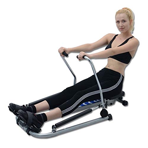 Máquinas de remo, Ejercicio bajo, Resistencia hidráulica, Sentado Multifuncional (Color : Silver, Size : 126 * 58 * 75cm) Máquinas de remo, Ejercicio bajo, Resistencia hidráulica, Sentado Multifuncional (Color : Silver, Size : 126 * 58 * 75cm)