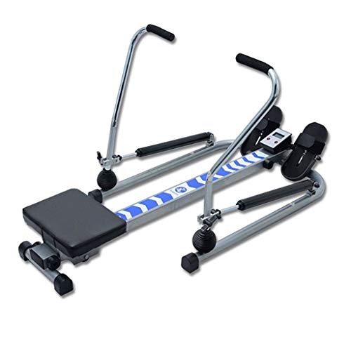 Máquinas de remo, Ejercicio bajo, Resistencia hidráulica, Sentado Multifuncional (Color : Silver, Size : 126 * 58 * 75cm) Máquinas de remo, Ejercicio bajo, Resistencia hidráulica, Sentado Multifuncional (Color : Silver, Size : 126 * 58 * 75cm)