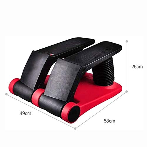 Máquinas de Step para Fitness Cardio Aire paso a paso, escalador de fitness máquina Cable de neumático resistente al paso, aeróbicos máquina escalera paso a paso Aparatos for hacer ejercicio con CD Ej