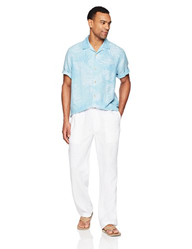 Marca Amazon - 28 Palms Linen Drawstring Pant pantalones casuales, blanco, Medium/30" Inseam Marca Amazon - 28 Palms Linen Drawstring Pant pantalones casuales, blanco, Medium/30" Inseam
