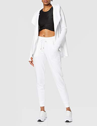 Marca Amazon - AURIQUE Jogger - Pantalones Mujer, Blanco (White), 42, Label:L Marca Amazon - AURIQUE Jogger - Pantalones Mujer, Blanco (White), 42, Label:L