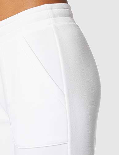 Marca Amazon - AURIQUE Jogger - Pantalones Mujer, Blanco (White), 42, Label:L Marca Amazon - AURIQUE Jogger - Pantalones Mujer, Blanco (White), 42, Label:L