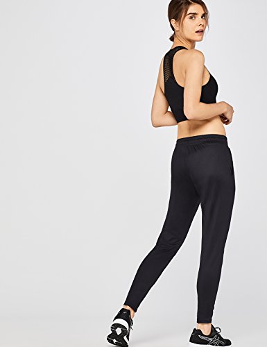 Marca Amazon - AURIQUE Joggers Clásicos Mujer, Negro (Black), 40, Label:M