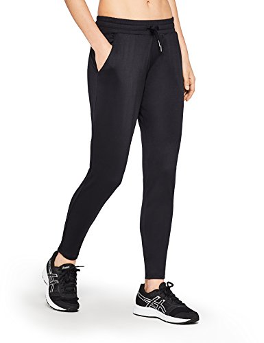 Marca Amazon - AURIQUE Joggers Clásicos Mujer, Negro (Black), 40, Label:M