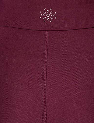 Marca Amazon - AURIQUE Leggings de Deporte con Estampado Óptico Mujer, Morado (Pickled Beet/Lotus), 42, Label:L Marca Amazon - AURIQUE Leggings de Deporte con Estampado Óptico Mujer, Morado (Pickled Beet/Lotus), 42, Label:L