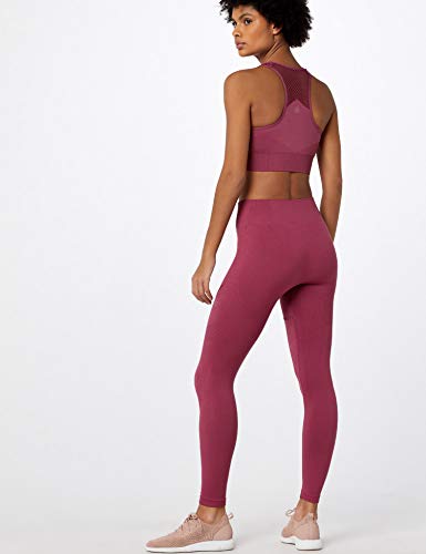 Marca Amazon - AURIQUE Mallas de Deporte sin Costuras Mujer, Rosa (Hawthorne Rose), 40, Label:M Marca Amazon - AURIQUE Mallas de Deporte sin Costuras Mujer, Rosa (Hawthorne Rose), 40, Label:M