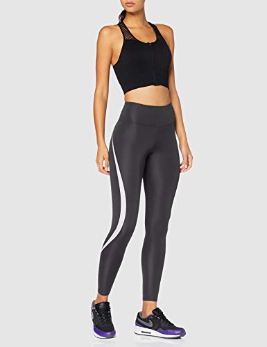 Marca Amazon - AURIQUE Mallas de Deporte Tiro Alto Mujer, Negro (Black/White), 40, Label:M Marca Amazon - AURIQUE Mallas de Deporte Tiro Alto Mujer, Negro (Black/White), 40, Label:M