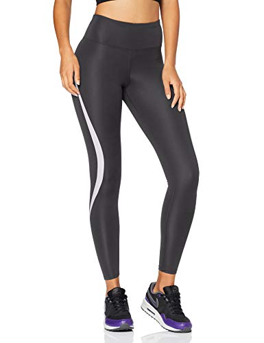 Marca Amazon - AURIQUE Mallas de Deporte Tiro Alto Mujer, Negro (Black/White), 40, Label:M Marca Amazon - AURIQUE Mallas de Deporte Tiro Alto Mujer, Negro (Black/White), 40, Label:M