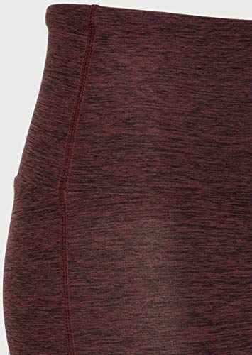 Marca Amazon - AURIQUE Mallas de Deporte Tiro Alto Mujer, Rojo (Port Marl), 38, Label:S Marca Amazon - AURIQUE Mallas de Deporte Tiro Alto Mujer, Rojo (Port Marl), 38, Label:S