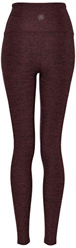Marca Amazon - AURIQUE Mallas de Deporte Tiro Alto Mujer, Rojo (Port Marl), 38, Label:S Marca Amazon - AURIQUE Mallas de Deporte Tiro Alto Mujer, Rojo (Port Marl), 38, Label:S