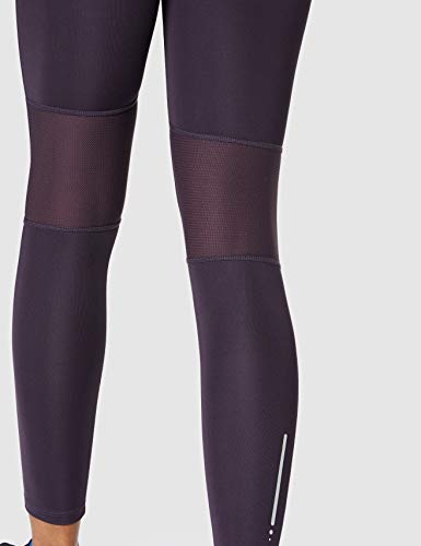 Marca Amazon - AURIQUE Mallas Largas de Deporte Mujer, Morado (Nightshade), 42, Label:L