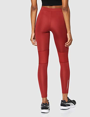 Marca Amazon - AURIQUE Mallas Largas de Deporte Mujer, Rojo (Red Dhalia), 38, Label:S Marca Amazon - AURIQUE Mallas Largas de Deporte Mujer, Rojo (Red Dhalia), 38, Label:S