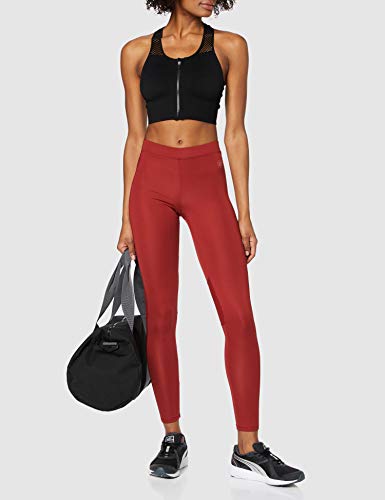 Marca Amazon - AURIQUE Mallas Largas de Deporte Mujer, Rojo (Red Dhalia), 38, Label:S Marca Amazon - AURIQUE Mallas Largas de Deporte Mujer, Rojo (Red Dhalia), 38, Label:S