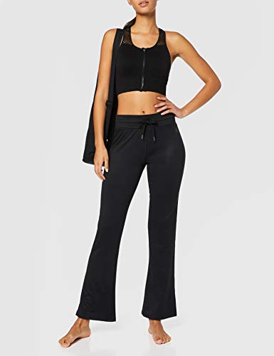 Marca Amazon - AURIQUE Pantalón de Yoga Mujer, Negro (Black), 34, Label:XXS