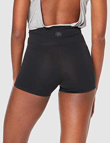 Marca Amazon - AURIQUE Shorts de Deporte Mujer, Negro (Black), 36, Label:XS Marca Amazon - AURIQUE Shorts de Deporte Mujer, Negro (Black), 36, Label:XS