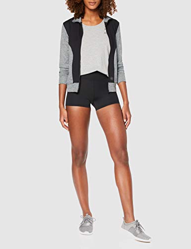 Marca Amazon - AURIQUE Shorts de Deporte Mujer, Negro (Black), 36, Label:XS Marca Amazon - AURIQUE Shorts de Deporte Mujer, Negro (Black), 36, Label:XS