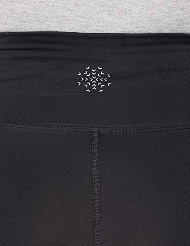 Marca Amazon - AURIQUE Shorts de Deporte Mujer, Negro (Black), 36, Label:XS