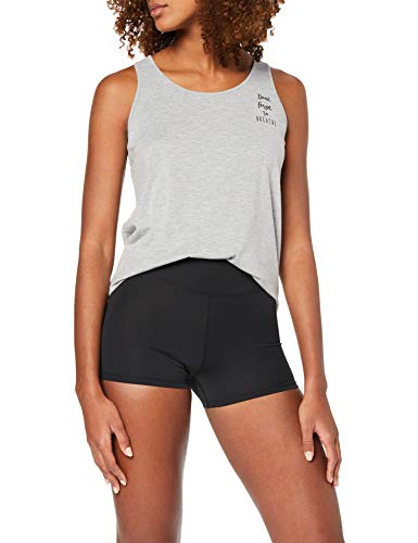 Marca Amazon - AURIQUE Shorts de Deporte Mujer, Negro (Black), 36, Label:XS