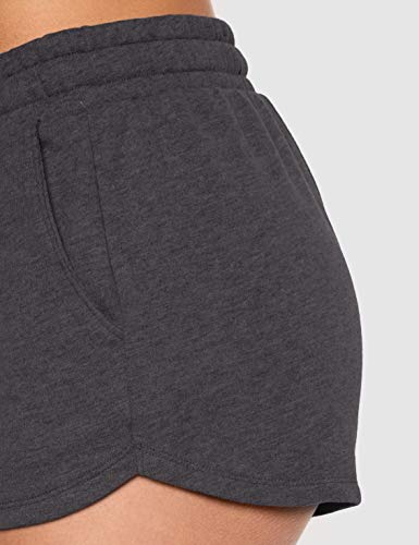 Marca Amazon - AURIQUE Shorts para el Gimnasio Mujer, Gris (Charcoal Marl), 42, Label:L Marca Amazon - AURIQUE Shorts para el Gimnasio Mujer, Gris (Charcoal Marl), 42, Label:L