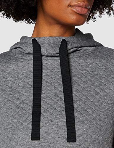 Marca Amazon - AURIQUE Sudadera con Capucha de Deporte Súper Suave Mujer, Gris, 38, Label:S