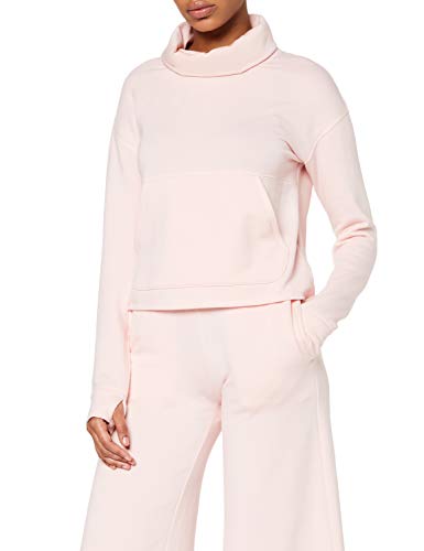 Marca Amazon - AURIQUE Sudadera con Capucha de Deporte Súper Suave Mujer, Rosa (Lotus), 38, Label:S