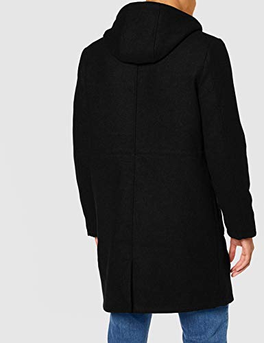 Marca Amazon - find. Chaqueta Utilitaria Hombre, Negro (Black), M, Label: M Marca Amazon - find. Chaqueta Utilitaria Hombre, Negro (Black), M, Label: M