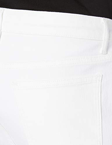 Marca Amazon - find. Vaqueros Ceñidos con Bajo Elástico Hombre, Blanco (White), 34W / 32L, Label: 34W / 32L Marca Amazon - find. Vaqueros Ceñidos con Bajo Elástico Hombre, Blanco (White), 34W / 32L, Label: 34W / 32L