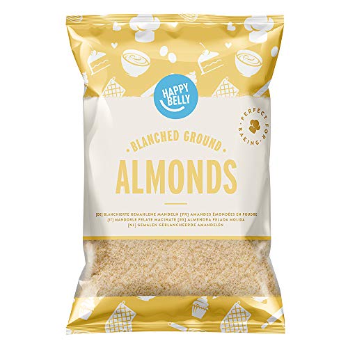 Marca Amazon - Happy Belly Almendras peladas molidas 200gr x 5 Marca Amazon - Happy Belly Almendras peladas molidas 200gr x 5