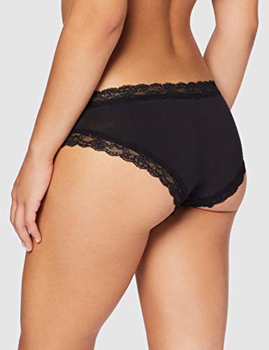 Marca Amazon - IRIS & LILLY BELK014M5, Bragas para Mujer, Negro (Black), M, Pack de 5